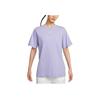 Sportswear Soft Comfortable Fashionable Versatile Short Sleeve Breathable Regular T-Shirt Women Tops Ice-Purple Lilac FD4150-533
