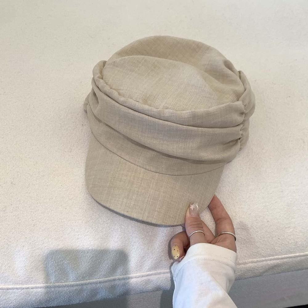 Vintage Looking Peaked Flat Cap British Style Sun Protection Hat Performances