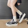 Fashion Canvas Student Autumn Casual Sports Shoes Women's Canvas Shoes Women's Sports Thick-soled Trendy Sports  Women Shoes