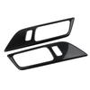 Inner Door Handle Bowl Panel Cover For Ford Mustang 15-2024 GL ABS Carbon Fiber