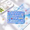 Clear Key Sounds Stress Relief Decompression Toy Keychain Keyboard Toy  Bag Ornament
