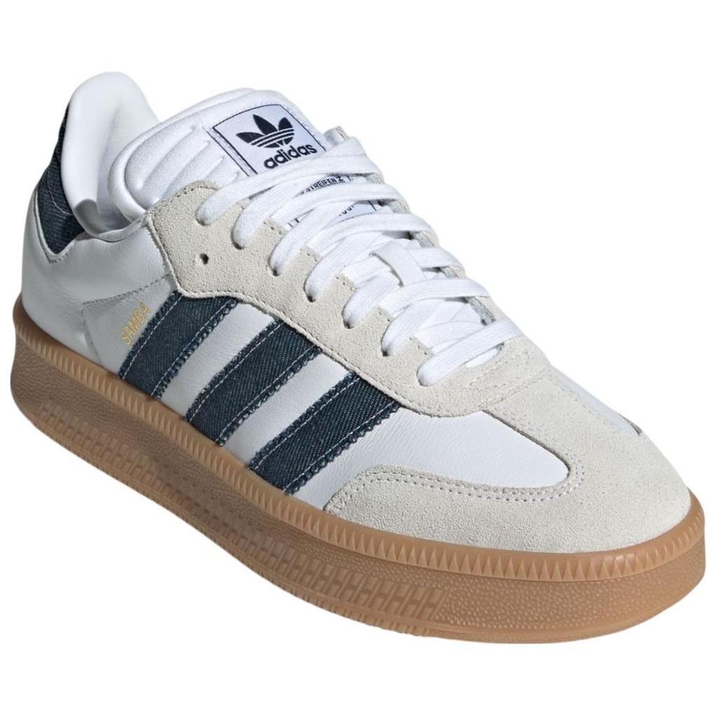adidas Samba XLG White Night Indigo Denim Мужские кроссовки Cloud-White Core-White JQ7440