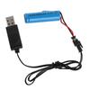 3.7V 500mAh литиевая батарея имитация RC лодка игрушки батарея USB кабель для зарядки аксессуары RC лодка