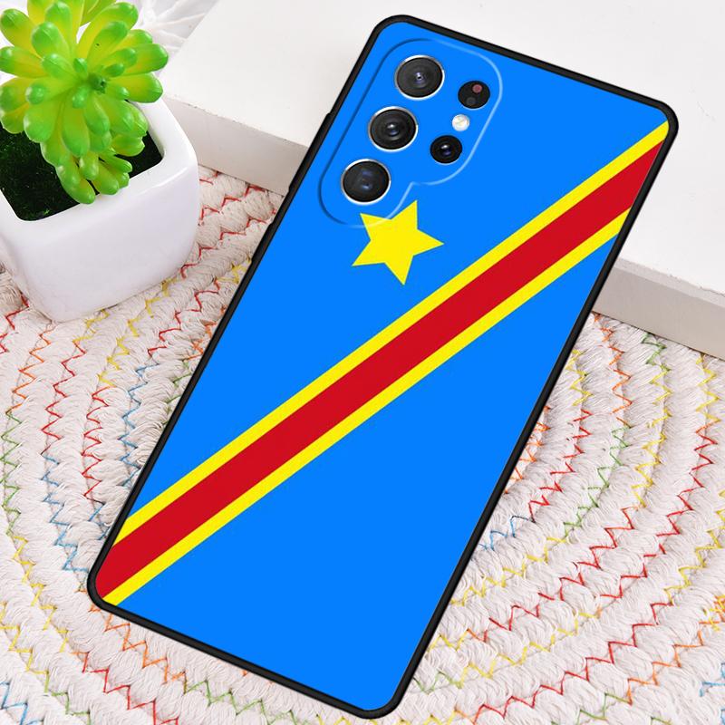 Мягкий чехол для телефона с флагом Конго для Samsung Galaxy note 10 pro S26 Ultra S23 S24 FE S25 S21 S22 PLUS противоударный