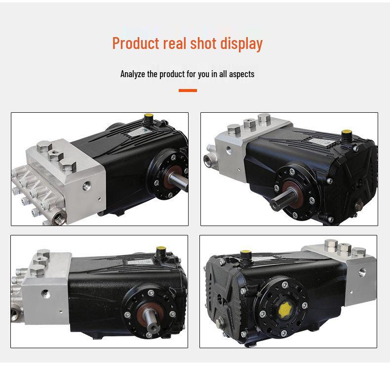 DSPEP2280 Industrial High-Pressure Plunger Pump for Rust and Paint Removal, Cleaning, and Concrete Pumping