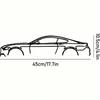 1 шт. Металлическое настенное искусство Спортивный автомобиль, Автомобильная скульптура для комнаты Мальчиков Детей, Гостиной Детской Домашний Декор