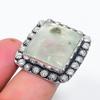 Natural Prehnite Gemstone 925 Sterling Silver Jewelry Ring Size 6.5 p1P22