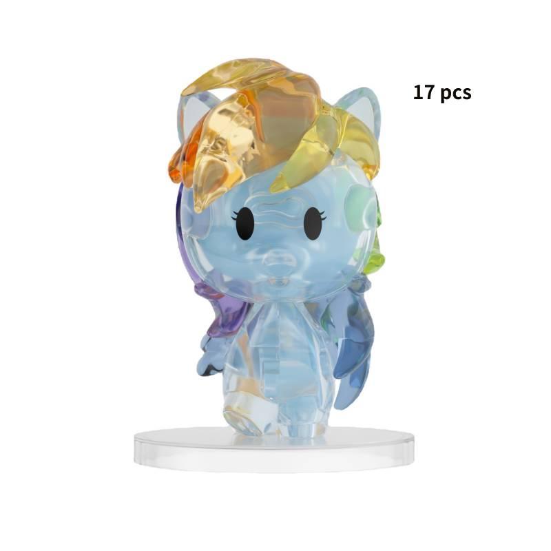 Кристальные строительные блоки для подростков Маленький пони Кристальная строительная модель Игрушки