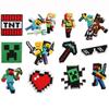 Игровой персонаж Minecraft Вышитая тканевая наклейка Декоративная нашивка для одежды Наклейка Мозаика Marvel Вышитая наклейка Термоперенос