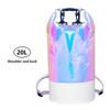 Outdoor PVC Waterproof Dry Bag 10L 20L Diving Foldable Storage Bags Men Women Beach Swimming Drifting Rafting Ocean Bags