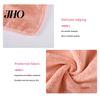 Bathroom Hand Towel Coral Fleece Solid Color Design Bow Decoration Quick Dry Absorbent Reduce Water Stains Keep Hands Clean Reusable Hanging