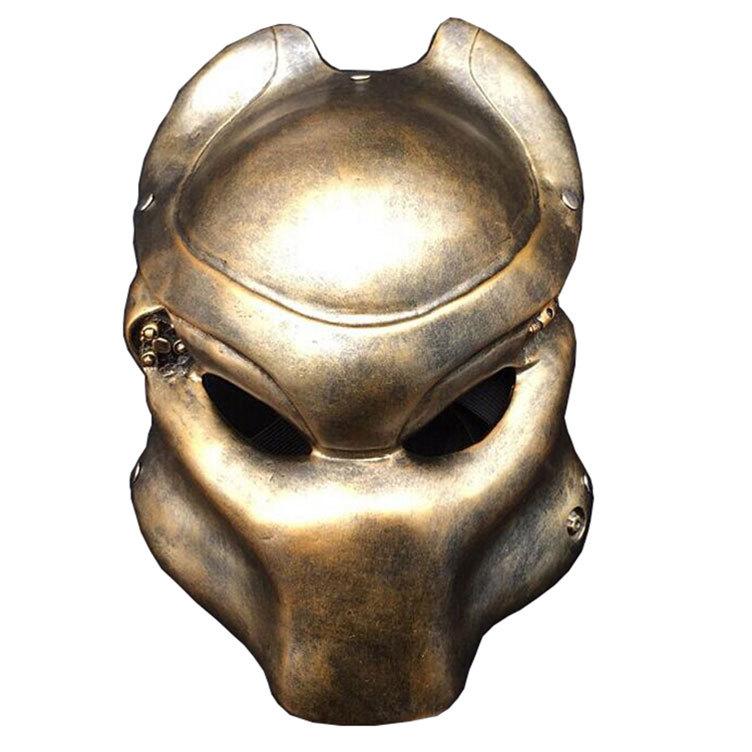 New Predator Mask Ultimate Warrior Resin Face Mask Predator Ball Party Dress Up Predator