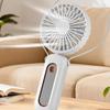 Handheld Fan with Folding Handle 6 Speed Strong Wind Hanging Neck Fan Portable Travel Outdoor Summer Small Personal Desk Fan