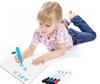 Inkdotpot Dry Erase Board For Kids  Students 9 X 12 Double Sided Ruled  Blank Dry Erase Lapboard W  4 Markers For Home  School (1 Piece