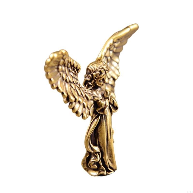 62KD Handmade Brass Figurine Elegant for Home Decoration Brass Statue for Living Room or Office Display Elegant