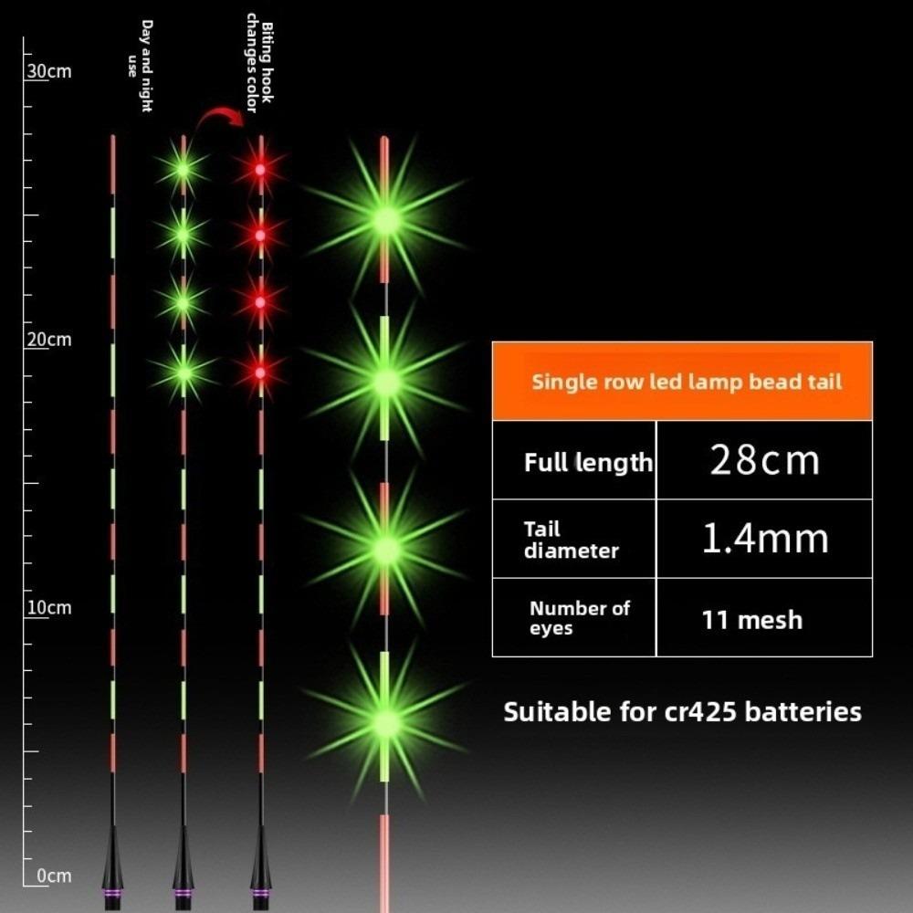 Сверхяркий светодиодный умный поплавок, ультрачувствительный электронный дизайн, светящаяся вершинка поплавка, светящаяся умная технология, электронные поплавки