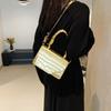 Trendy Casual Small Square Crossbody Bag Fashionable Pu Leather Handbag For Women
