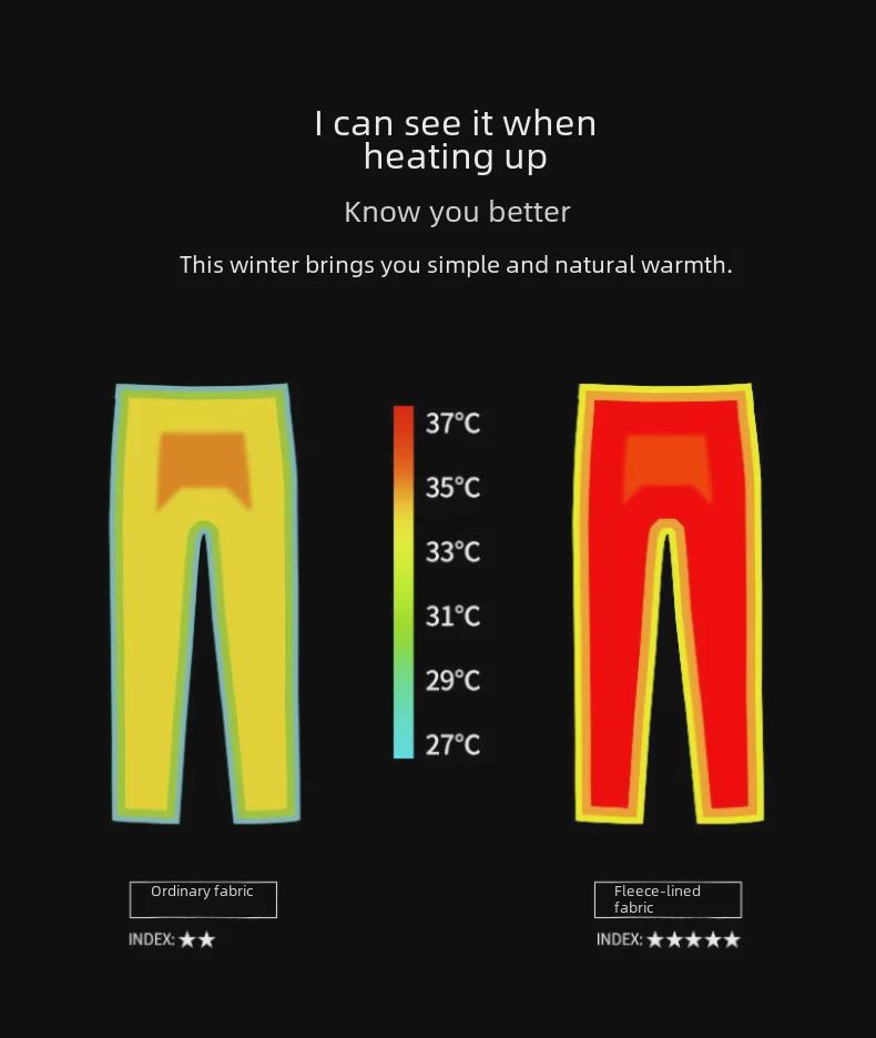 Премиальные мужские ветрозащитные брюки из норкового бархата на весну и осень