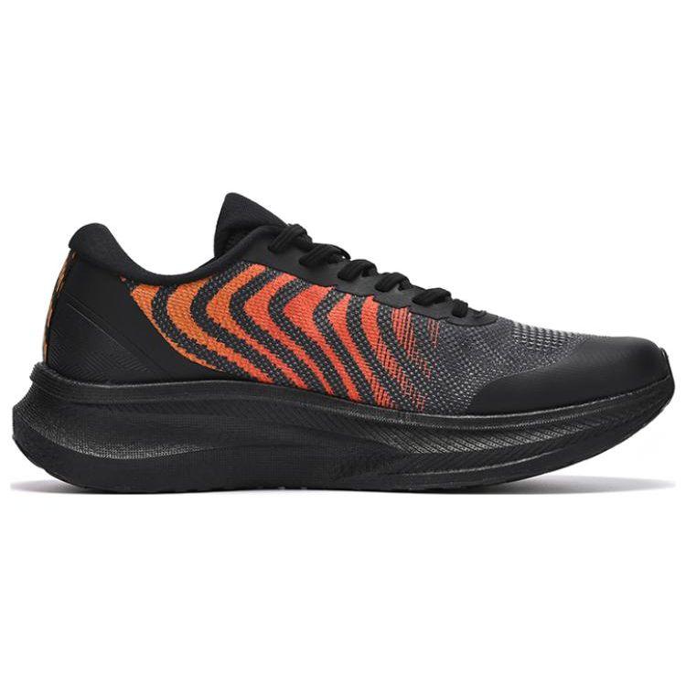 Anta Кроссовки Champion Running Shoes 2-го поколения, амортизирующие, прочные, низкие, мужские кроссовки, черные, оранжевые 112415562S-4