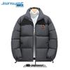 Jeanswest Men's Winter Padded Stand Collar Puffer Jacket