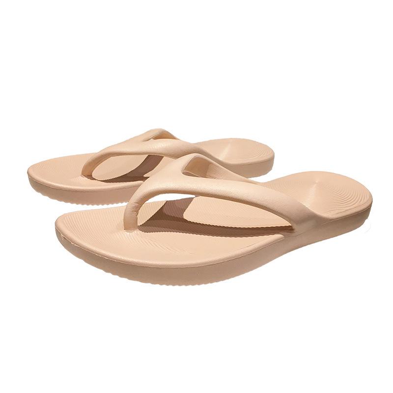 Женские нескользящие шлепанцы в корейском стиле: Летние пляжные сандалии