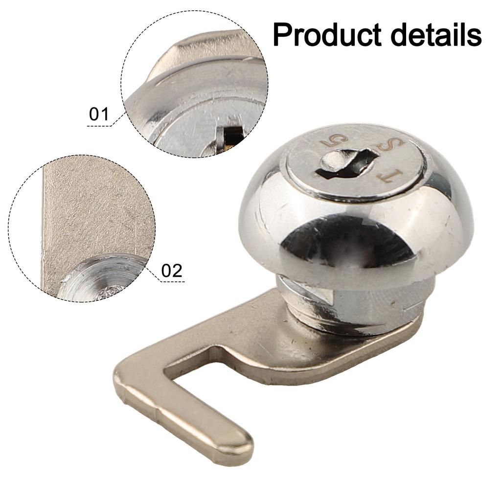 Cam Lock With Quick Clip For Cash Drawer Locker Metal Cabinet Flight Box Lock Airbox Lock Furniture Hardware Accessory