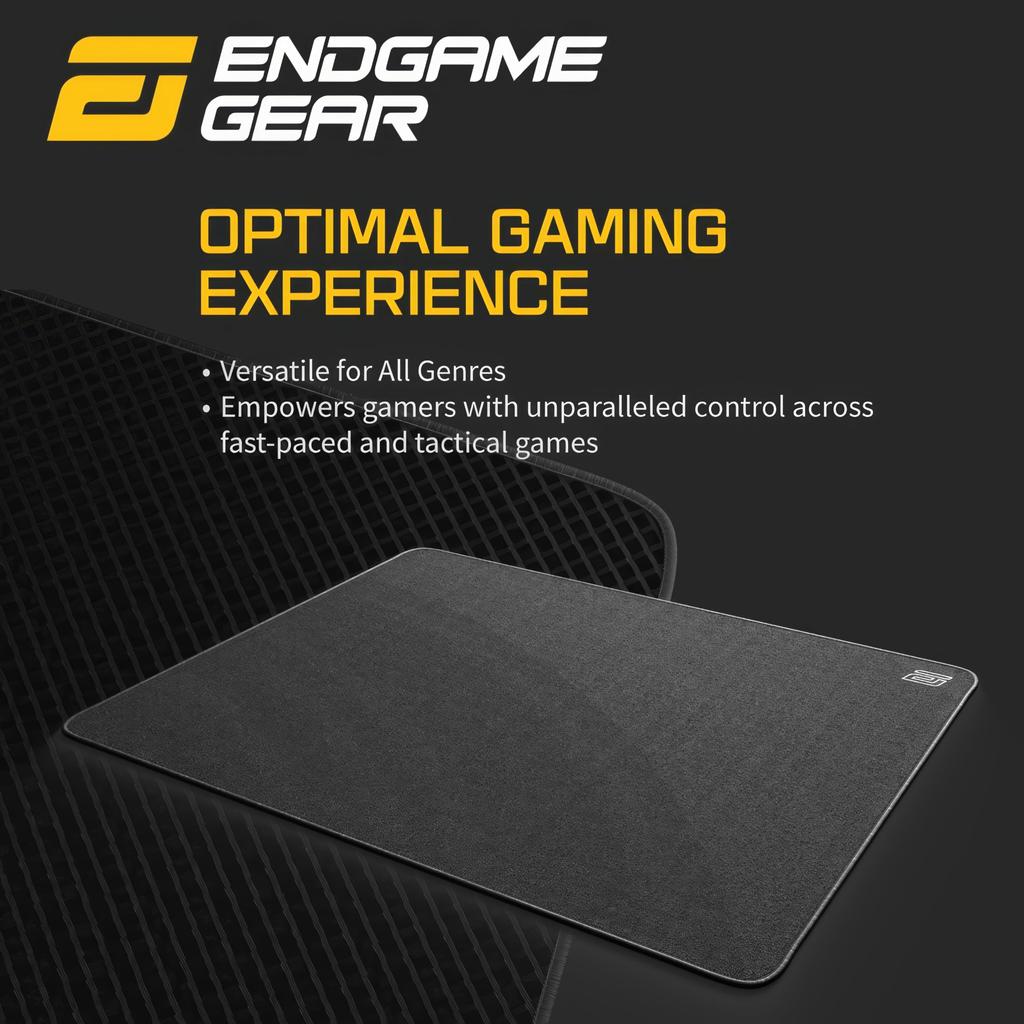 Игровой коврик для мыши Endgame Gear 490x410мм Обратная сторона материал PORON Внешняя прострочка Черный EM-B EM-B EGG-EMB-490-BLK
