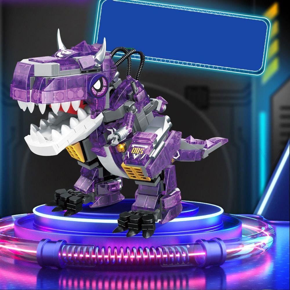 Spinosaurus Mechanical Dinosaurs Block Tyrannosaurus Velociraptor Model Toy Holiday