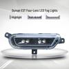 Совместимый светодиодный противотуманный фонарь в сборе Quad-LED для Foton Auman EST, для передней части, противотуманное освещение и освещение бампера.