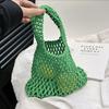 Сумка-клатч Niche Hollow Mesh Pocket, ручная плетеная сумка на запястье, универсальная пляжная сумка для отпуска Tide