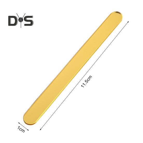 10 шт. формы для палочек для мороженого, здоровые портативные легкие акриловые палочки для мороженого, формы для рукоделия на палочках для мороженого