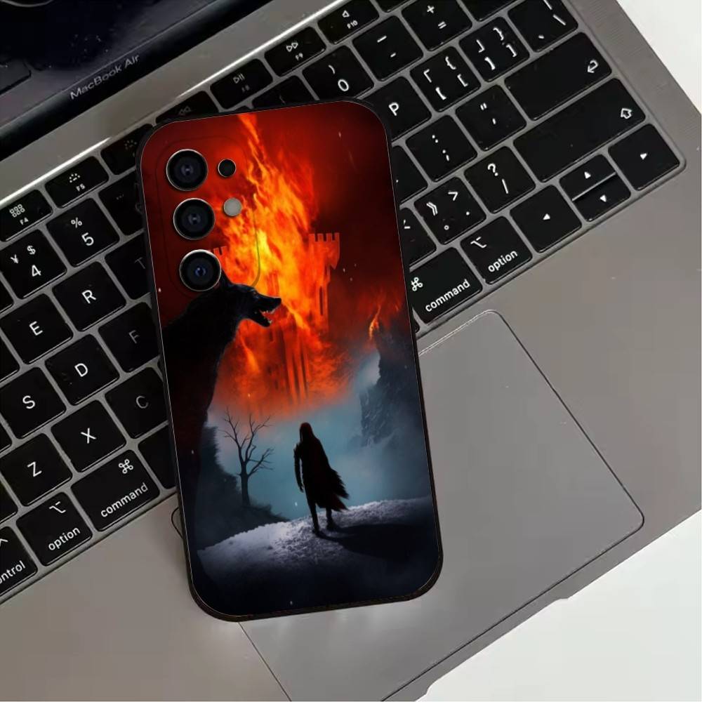 W-Зима Идет S-Stark-ES Чехол Для Телефона Для Samsung S25,S24,S21,S22,S23,S30,Ultra,S20,Plus,Fe,Lite,Note,10,9,5G Черный Чехол