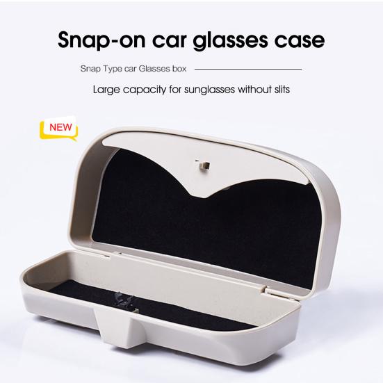 Держатель для очков с длительным сроком службы. Легко устанавливается. Отличный прочный солнцезащитный козырек. Внутренний аксессуар. Защитная коробка.