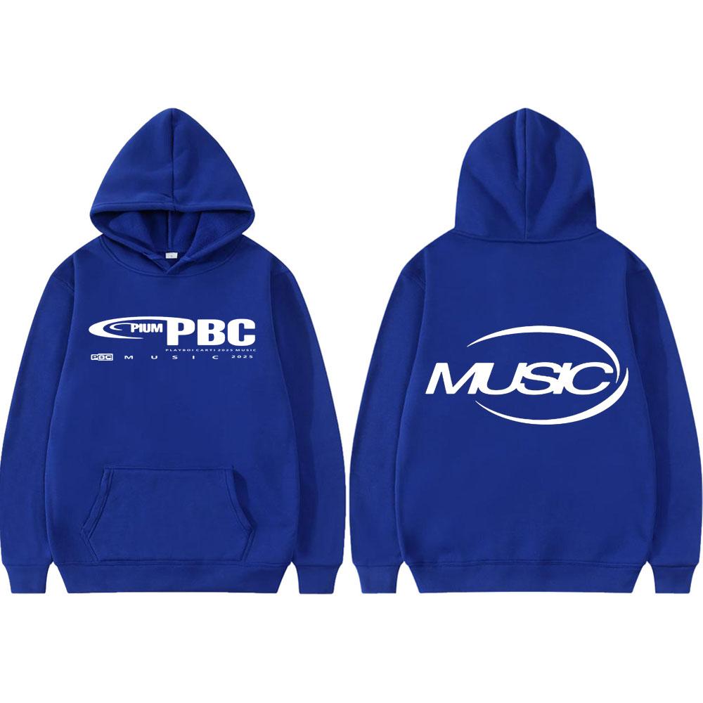 Рэпер Playboi Carti Я Музыка Мерч Худи Мужской Женский Хип-Хоп Винтажные Толстовки с Капюшоном Мода Повседневные Оверсайз Пуловеры