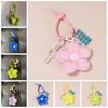 Cloth Flower Bag Pendant Acrylic Chain Floral Lanyard Creative Fresh Backpack Decoration  Children