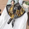 70 * 70cm New Silk Small Square Scarf For Women'S Neck Protection Professional Scarf Versatile Hair Tie Headscarf Scarf