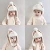 Thicken Warm Winter Hat for Children Earmuff Pilot Hat Plush Bomber Hat Outdoor Activity Trapper Hat for Cold Weather