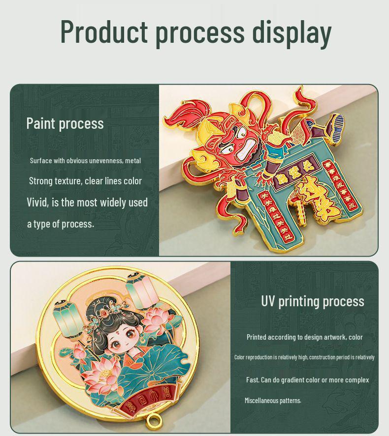 Yellow Crane Tower 3D Quicksand Magnet: Exquisite City Souvenir