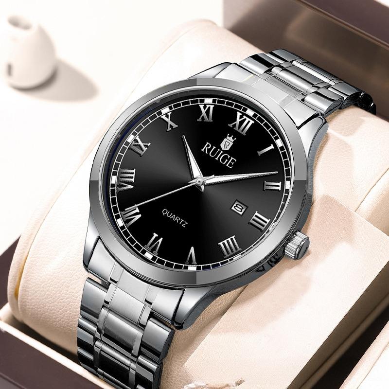 Men's Watches Business Fashion High-End Steel Belt Quartz Watches