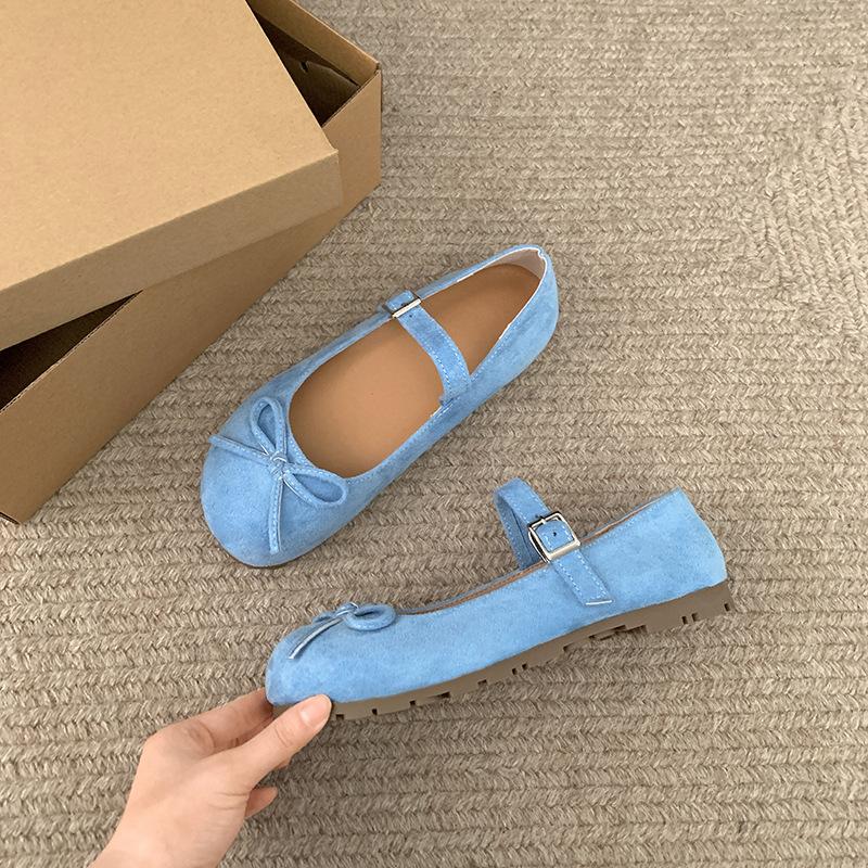 Мода Интернет знаменитости французский маленький ароматный стиль плоский подошва одинарные туфли женские 2025 новая весенняя универсальная юбка туфли Мэри Джейн