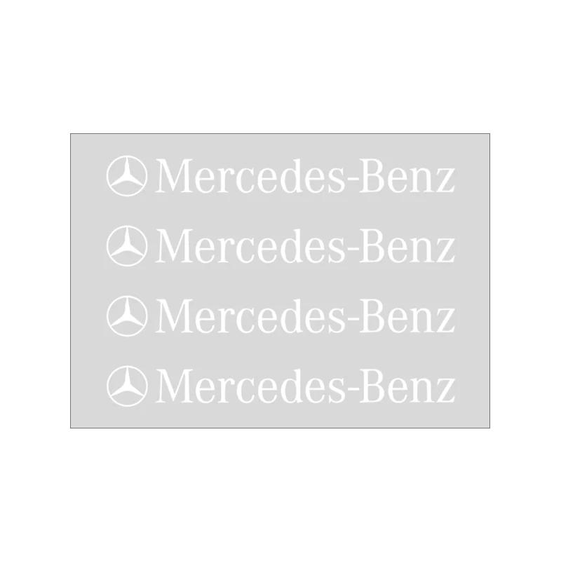OLV5 4PCS Car Styling Door Handle Reflective Stickers Vinyl Decoration For Mercedes Benz GLE63 CLS63 GLC63 W204 W205 C63 W212 W213