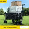 Outdoor Foldable Stall Cart: Large Camping and Picnic Trailer for Kids