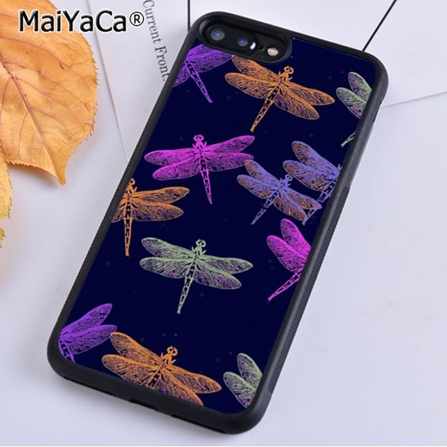 MaiYaCa Colorful Dragonfly Phone Case For iPhone 17 Air 16 15 14 plus 11 12 13 Pro Max coque Cover Shell