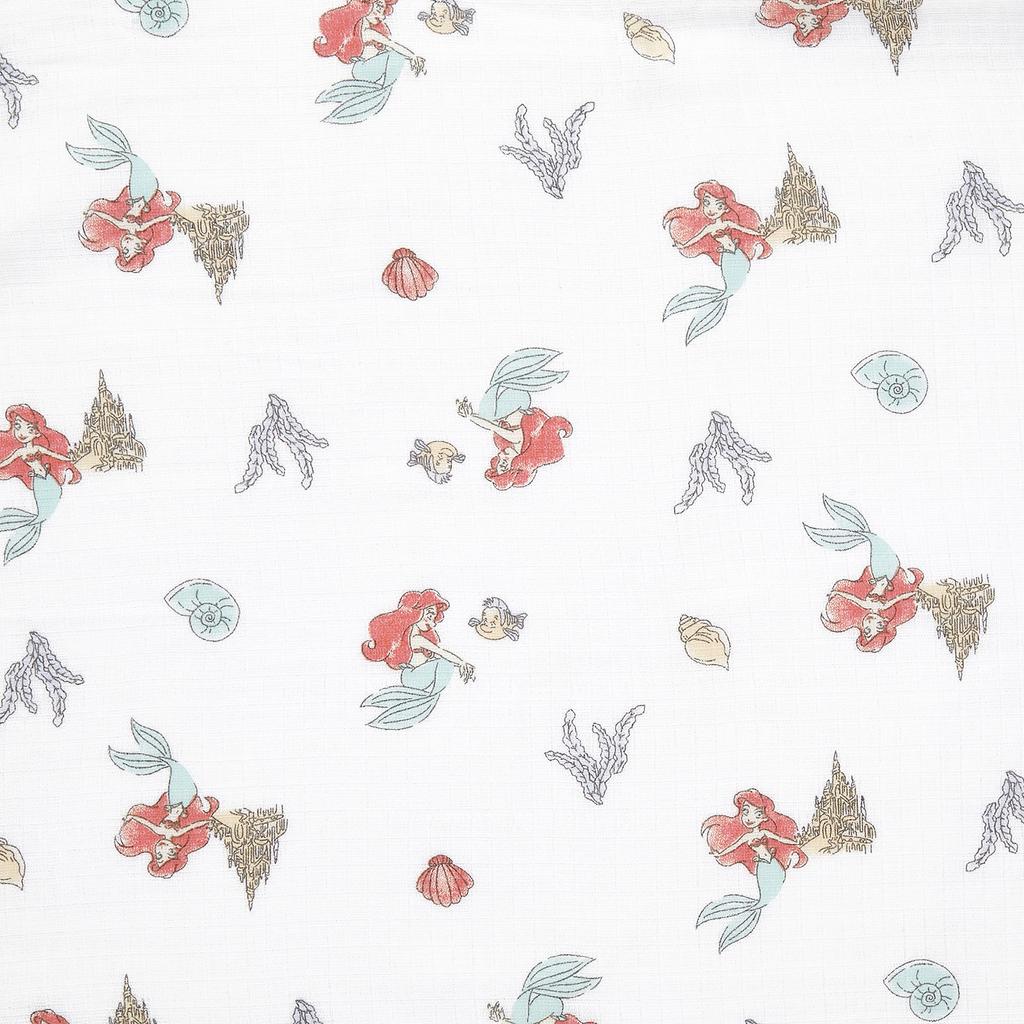 Aden Anais Essentials Anais Set of 2 Disney Princess 112 X Muslin Cotton Swaddles for Nighttime Crying Baby SWADAEDESWC20022DI + (Aden + Essentials)