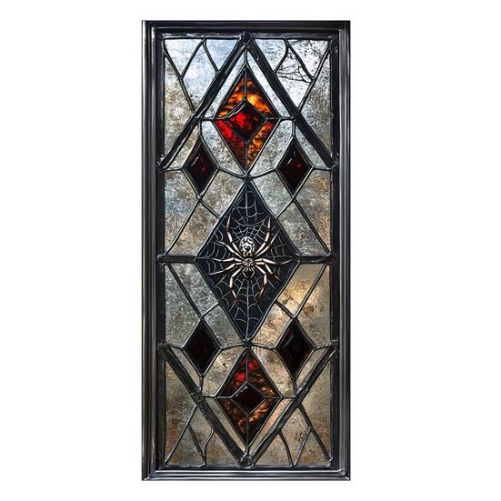 Хэллоуин Наклейка на окно Водонепроницаемый ПВХ Череп Паук Тыква Ведьма Мрачный Жнец Статическая наклейка на стекло Украшение для дома, офиса, вечеринки Декаль