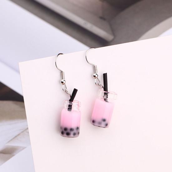 Шикарные серьги с подвесками, забавный стеклянный подарок