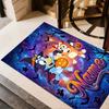Halloween Bluey Party Customize Your Name Floor Mat Suitable for Foyer Game Room Living Rooms Bedrooms Anti-slip Rug Anime Office Decor
