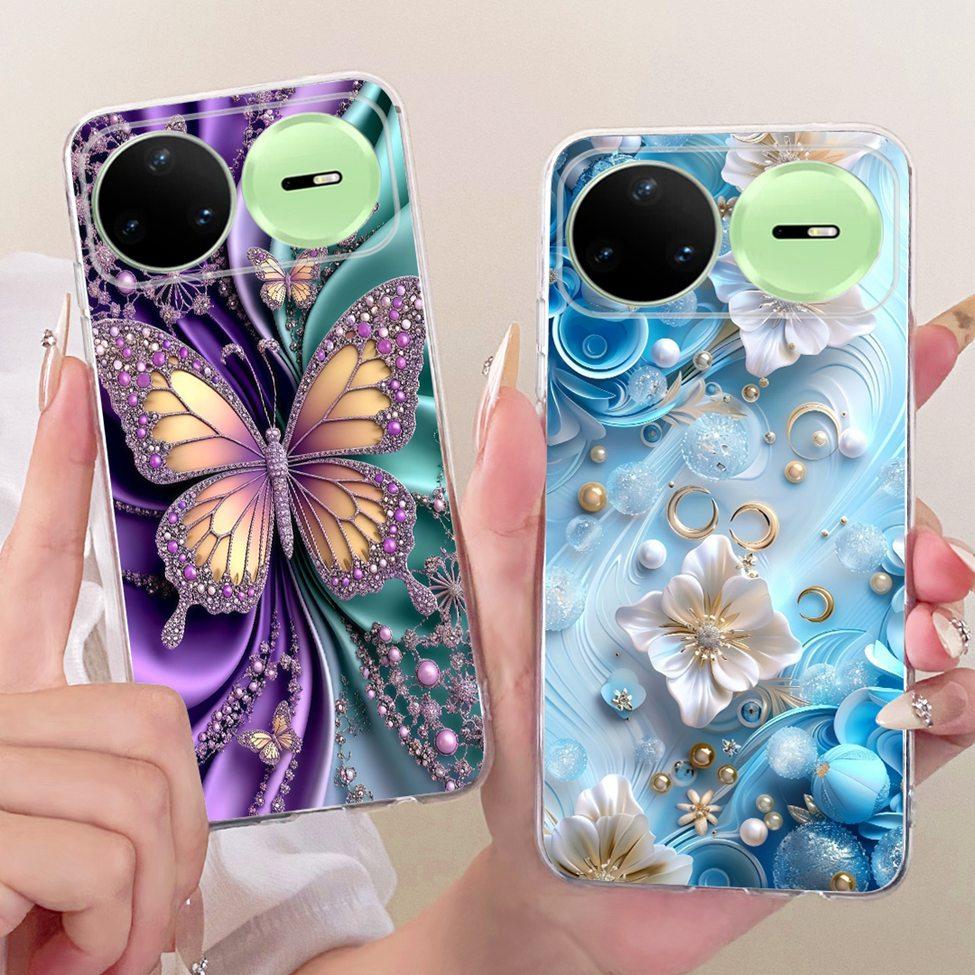 6,84'' Прозрачный чехол для Huawei Nova 15 Pro Чехол Модный Милый Расписной Мягкий Корпус Телефона для Huawei Nova 15Pro KLE-AL00U