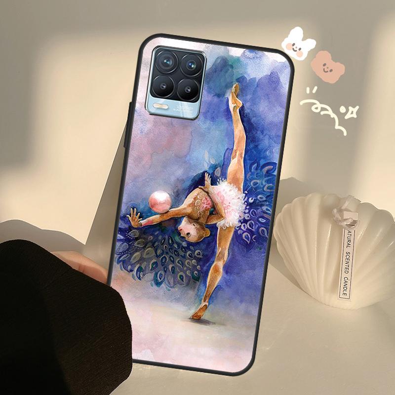 Гимнастика картина маслом для Realme 8 9 Pro Plus GT Neo 2 GT Master 9i 8i чехол для телефона OnePlus 9 10 Pro 9R Nord2