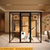 Luxury Solid Wood Panoramic Cat Villa - Large Indoor Glass Cat Room